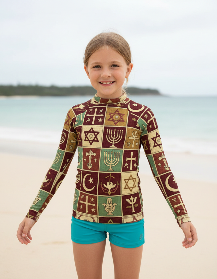 Rashguard — Kids Lava Falls Unity