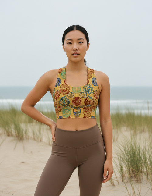 Holo Sports Bra Longline Sports Bra — Dripper