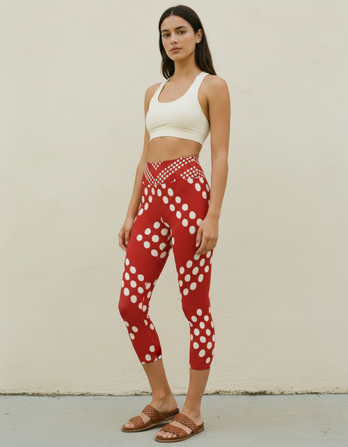 Kumo Leggings Capri Yoga Leggings — Dripper
