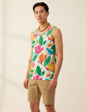 Men's Blossom men's tank tops