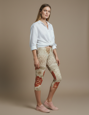 White Onyx Edo leggings