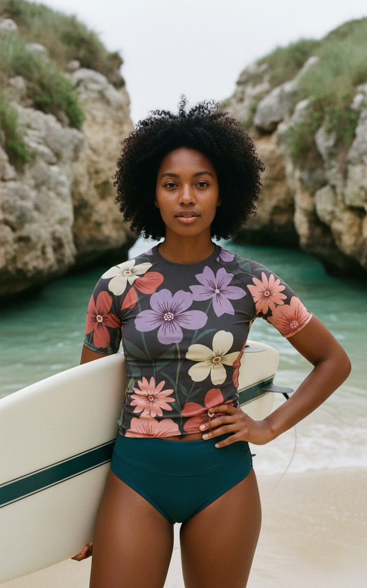 Floral Collection Rash Guard rashguards
