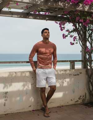 Lava Falls Hikari Rash Guard Men's Rashguard — Dripper