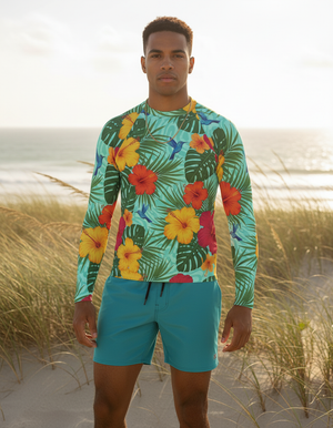 Petal Rash Guard Men's Rashguard — Dripper