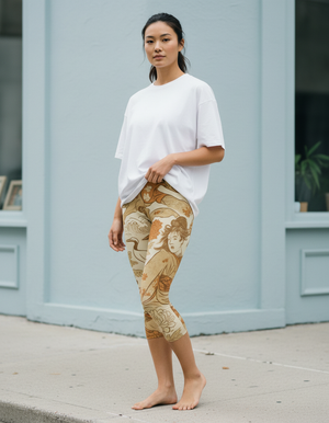 Amber Haze Kintsugi leggings
