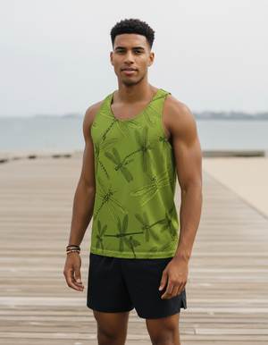 Lime Zephyr Tank Top Men's Tank Top — Dripper