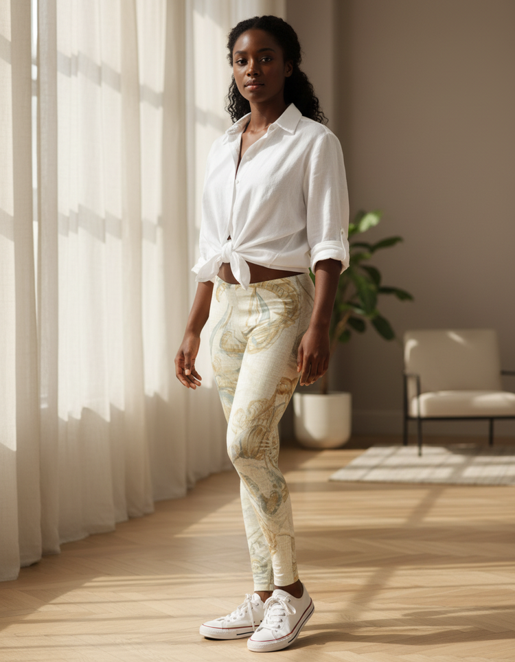 Women's Coastal Grandmother Leggings