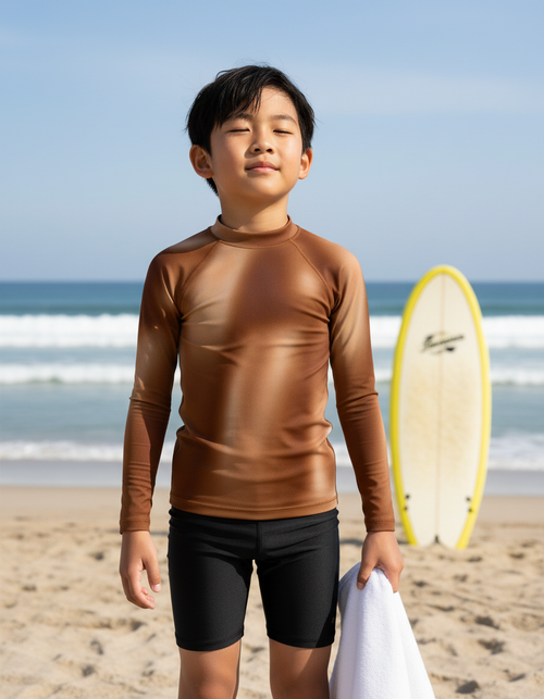 Kids Coffee Bean Chroma kids rashguards