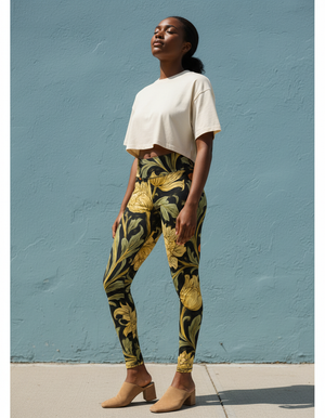 Thistle Leggings Women's Leggings — Dripper