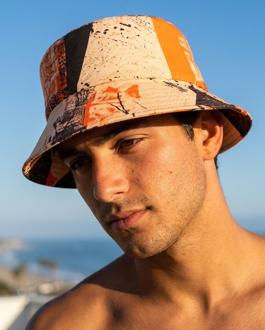 Citrus Orange Trance bucket hats — view 1 of 2