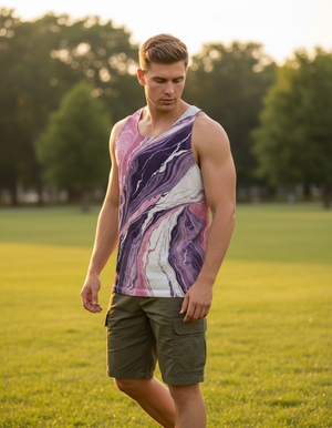 Veil Tank Top Men's Tank Top — Dripper