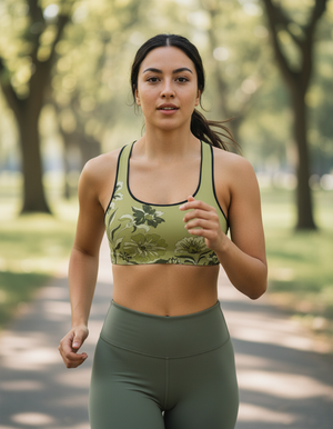 Runway Chartreuse Elysian sports bras