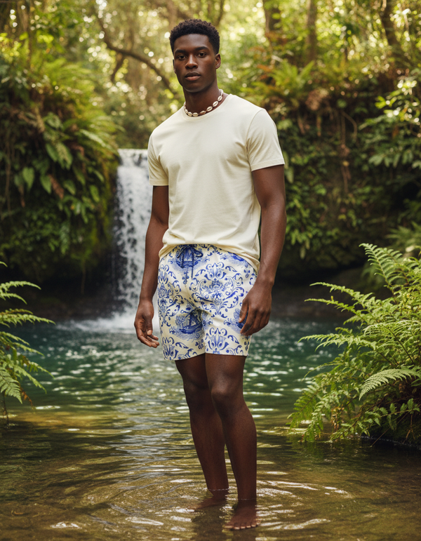 Men's Swim Trunks in Cobalt