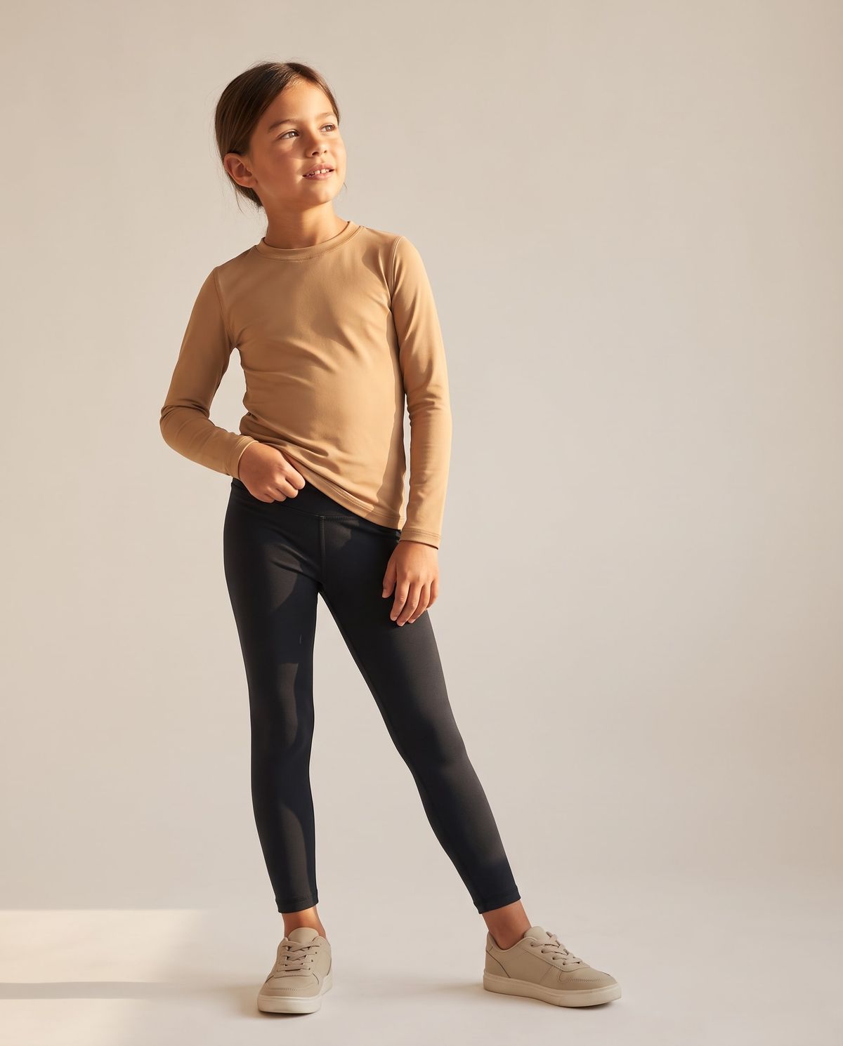 Carbon Girls Leggings Girls Leggings — Lolekai