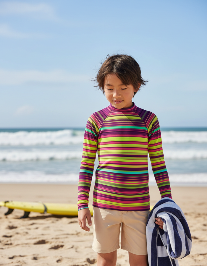 Rashguard — Kids Burnt Sienna Eclipse