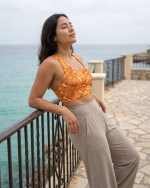 Muskmelon Eclipse Swim & Gym Bra Longline Sports Bra — Lolekai