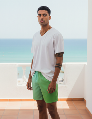 Runway Emerald Elysium men's swim trunks