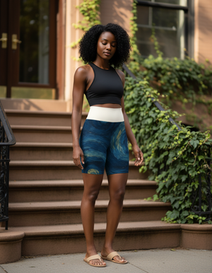 Whistler Nocturne Yoga Shorts yoga shorts