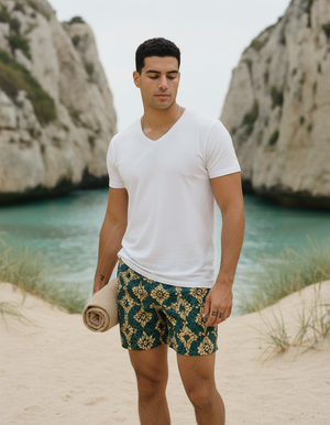 Angora Boca men's swim trunks