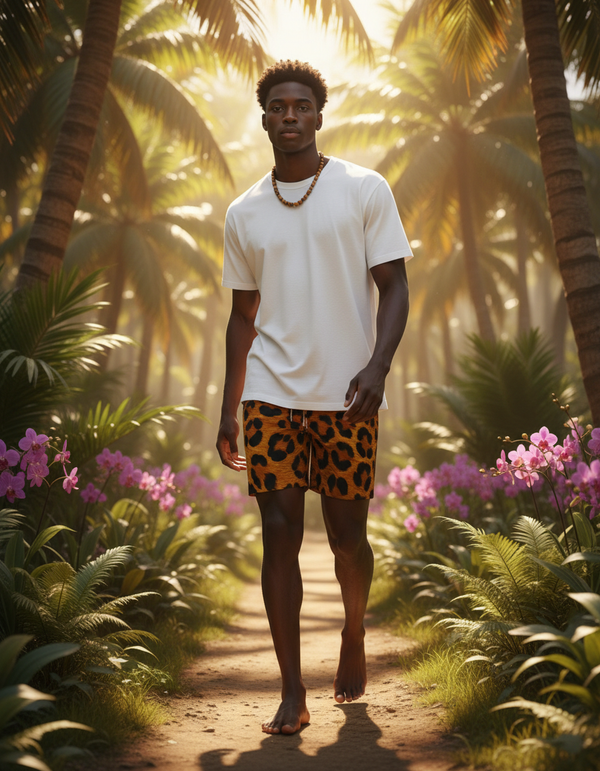 Men's Swim Trunks in Stalk