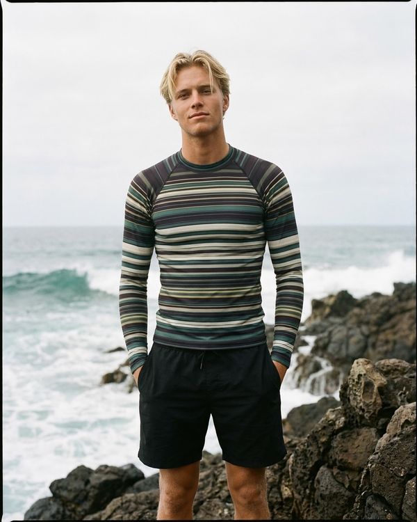 Men's Charcoal Eclipse Rash Guard