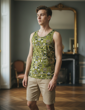 Men's Runway Chartreuse Seraph tank tops