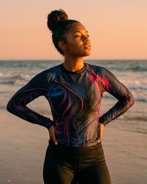 Women's Kunoichi women's short-sleeve rashguards