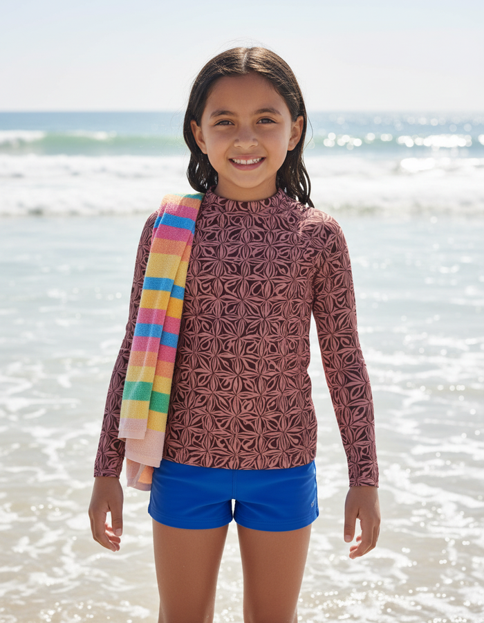 Rashguard — Kids Tea Rose Chord