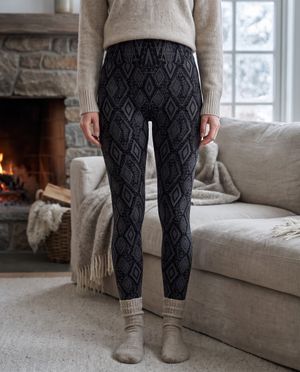 Ink Lozenge women's base layer bottoms
