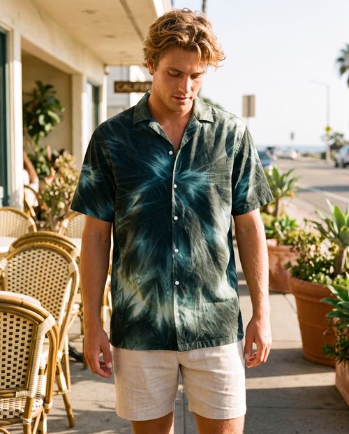Sage Green Glacier Hawaiian Shirt