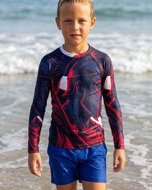 Boys Spartan (White) boys youth rashguards