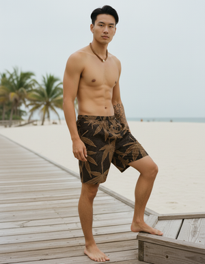 Coffee Bean Kumo men's swim trunks