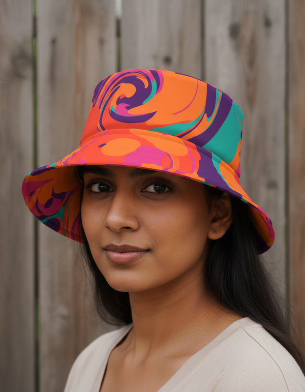 Psychedelic Collection bucket hats