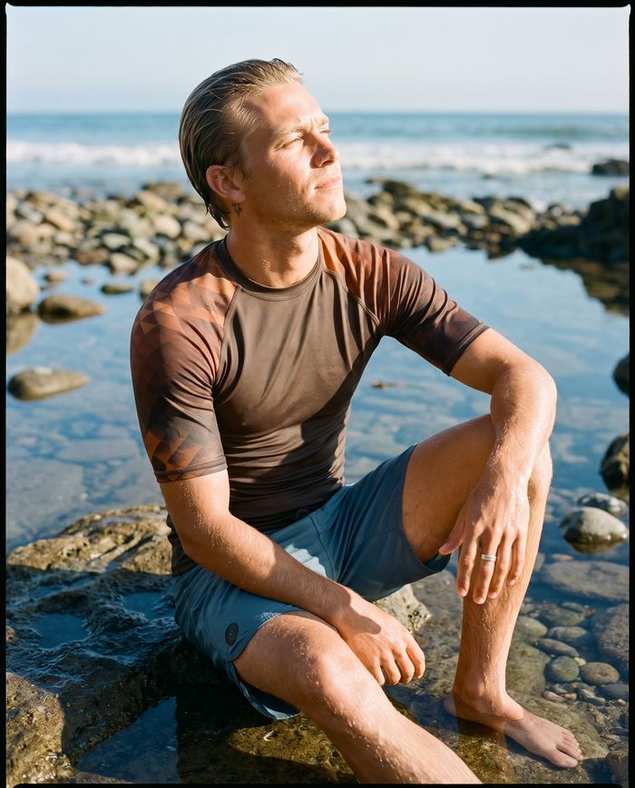 Rashguard — Men's Coffee Bean Ripple