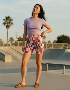 Amber Haze Spectrum women's short shorts