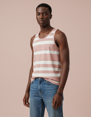 Tea Rose Tide Tank Top Men's Tank Top — Dripper