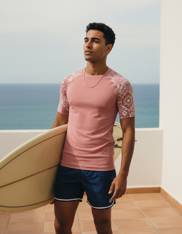 Rashguard — Men's Tea Rose Riad