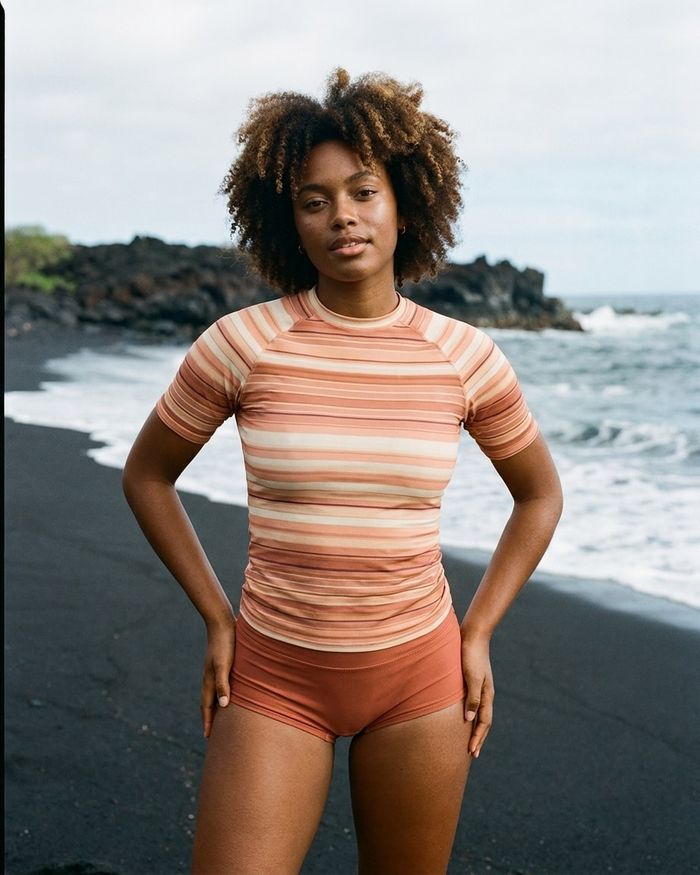 Rashguard — Women's Peach Eclipse