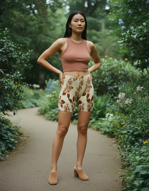 Coffee Bean Sari Short Shorts Short Shorts — Dripper