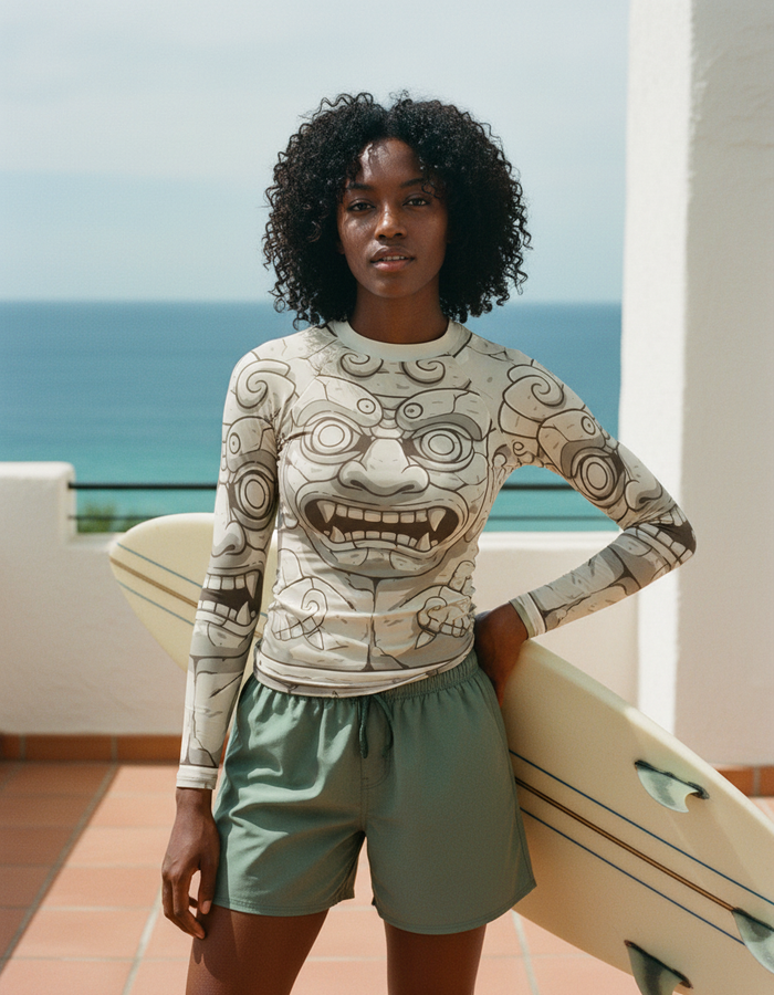 Rashguard — Women's White Onyx Aegis
