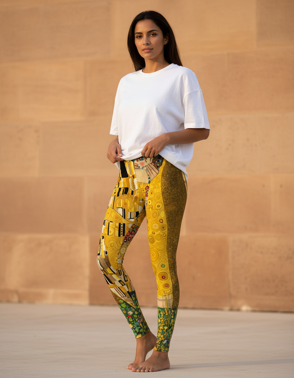 Klimt The Kiss leggings