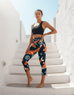 Serenity Leggings Capri Yoga Leggings — Dripper