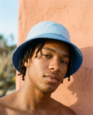 Blue Aura Slate & Sky bucket hats