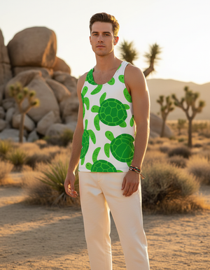 Aqua Tank Top Men's Tank Top — Dripper