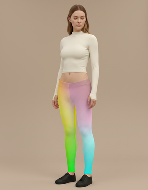 Runway Emerald Prism Leggings Women's Leggings — Dripper