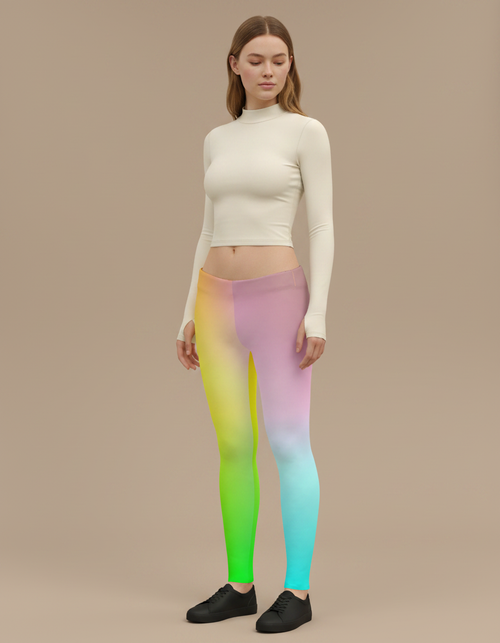 Runway Emerald Prism Leggings Women's Leggings — Dripper
