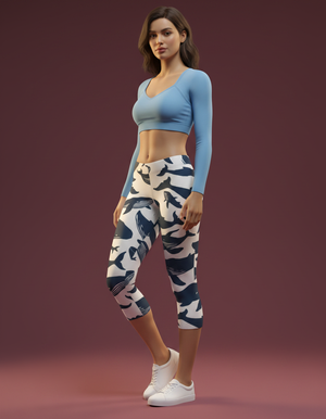 Abyss Capri Leggings Capri Leggings — Dripper