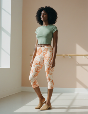 Citrus Orange Cita leggings