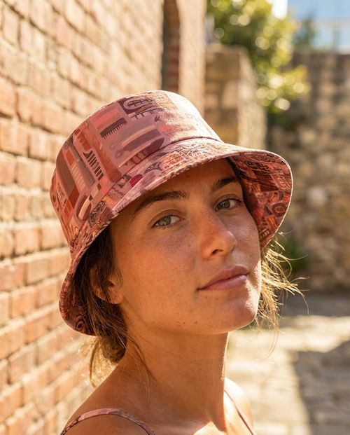 Unisex Dusty Rose Lehua Bucket Hat Bucket Hat — Lolekai