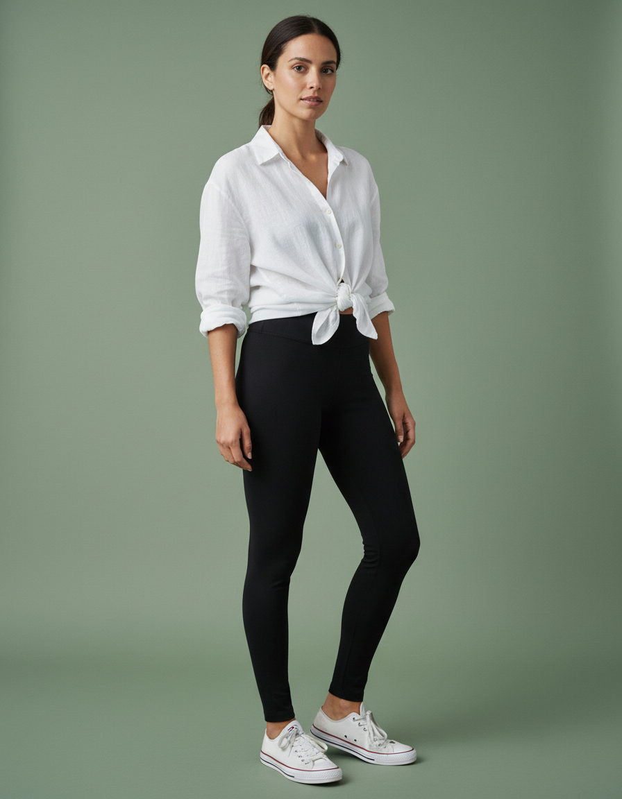 Full-Length Leggings in Onyx